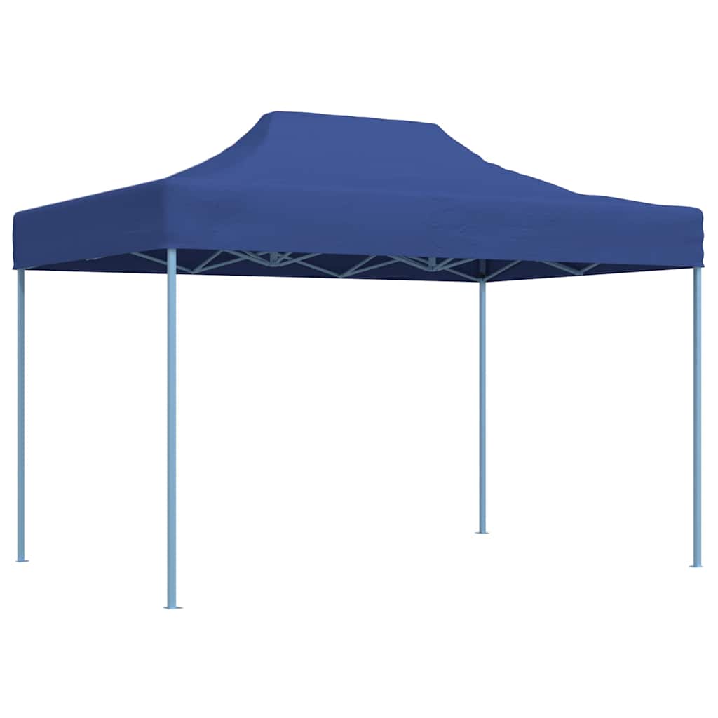 Tenda dobrável profissional para festas 3x4 m aço azul