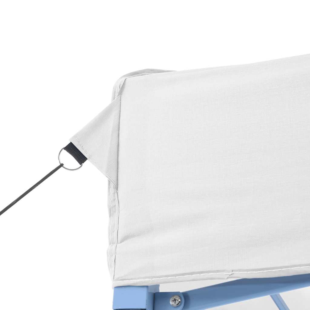 Tenda dobrável profissional para festas 280x410x315 cm aço branco