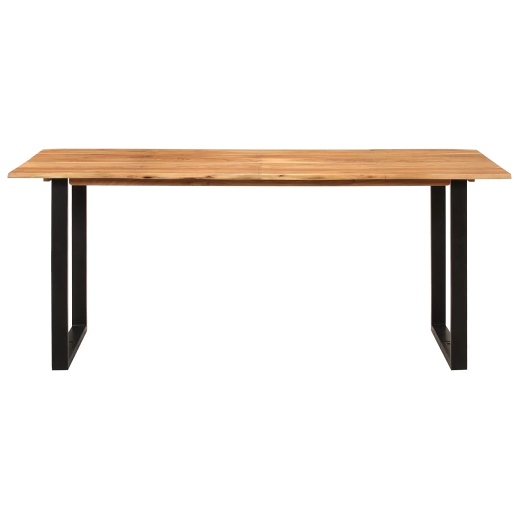 Mesa de jantar 180x90x76 cm madeira de acácia maciça