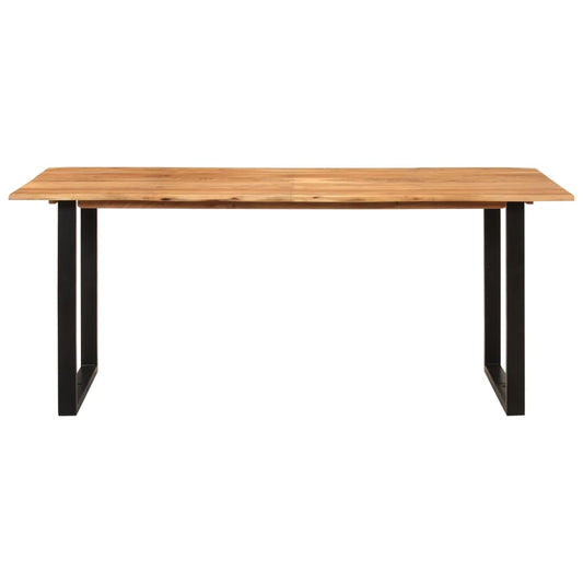 Mesa de jantar 180x90x76 cm madeira de acácia maciça