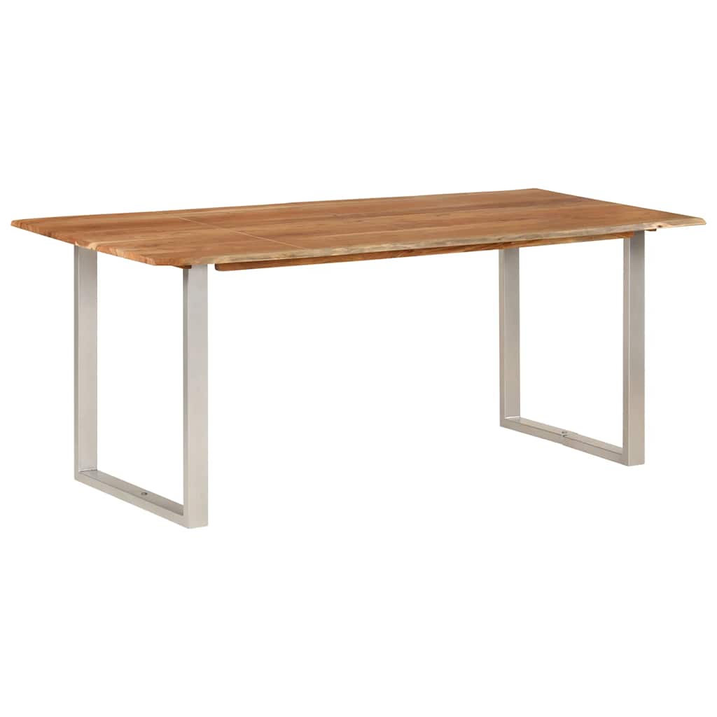Mesa de jantar 180x90x76 cm madeira de acácia maciça