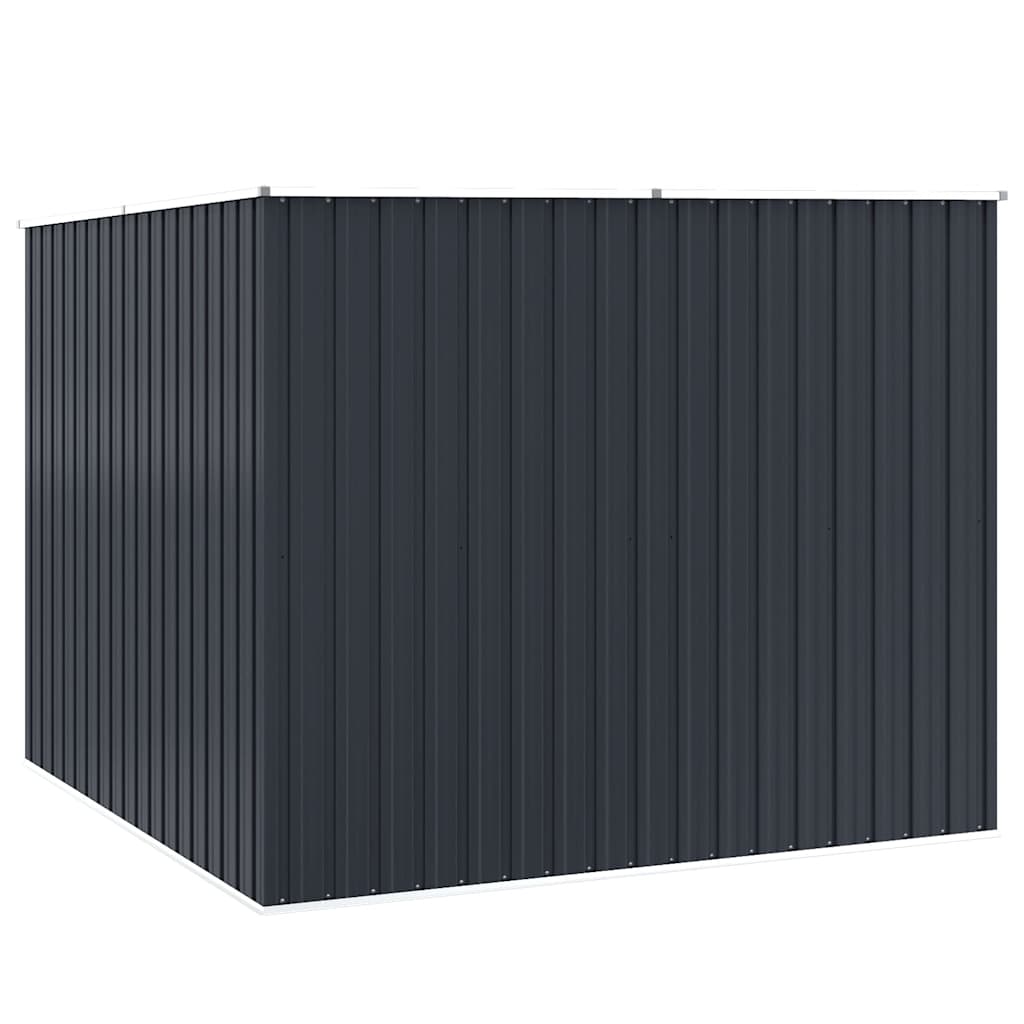 Abrigo de jardim 195x198x159 cm aço galvanizado antracite