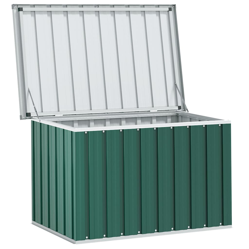 Caixa de armazenamento para jardim verde 109x67x65 cm
