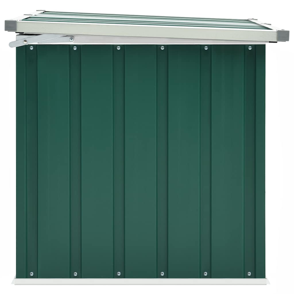 Caixa de armazenamento para jardim verde 109x67x65 cm