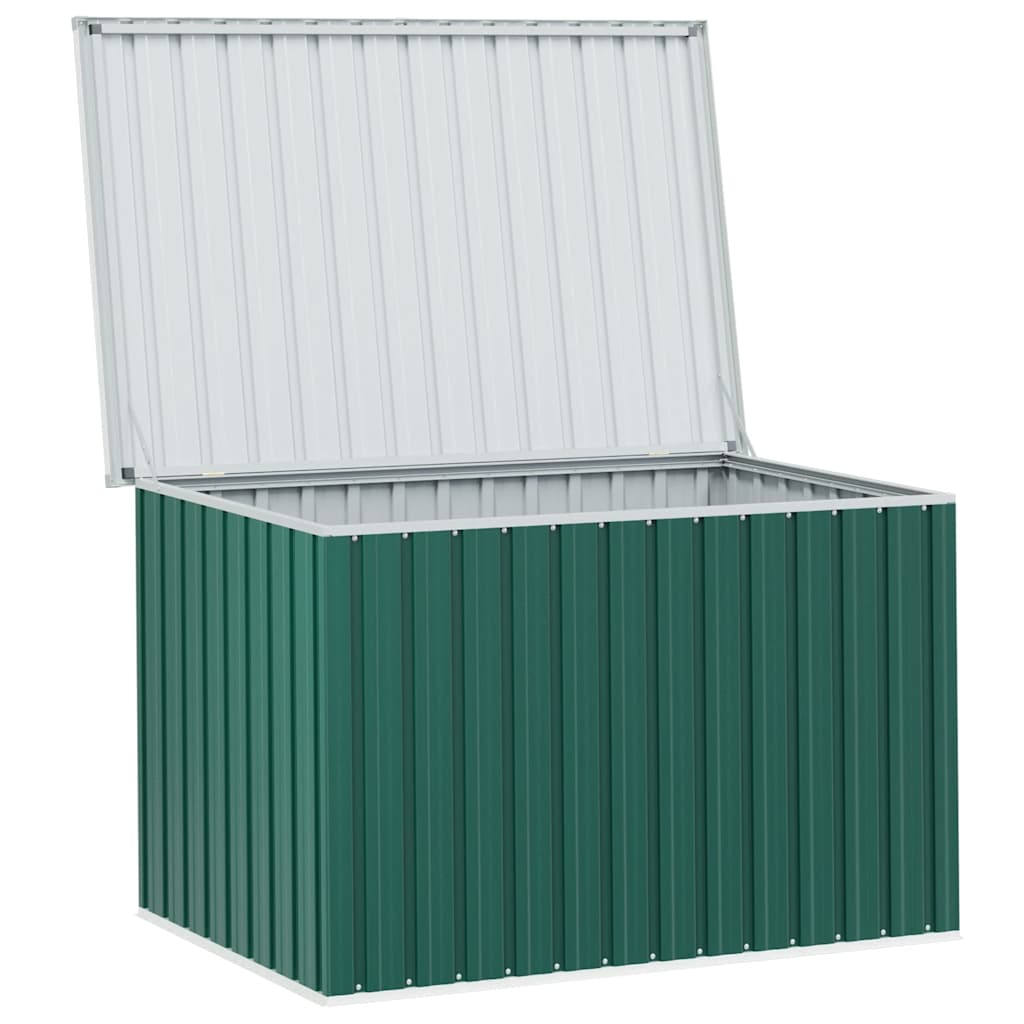 Caixa de arrumação para jardim 149x99x93 cm verde