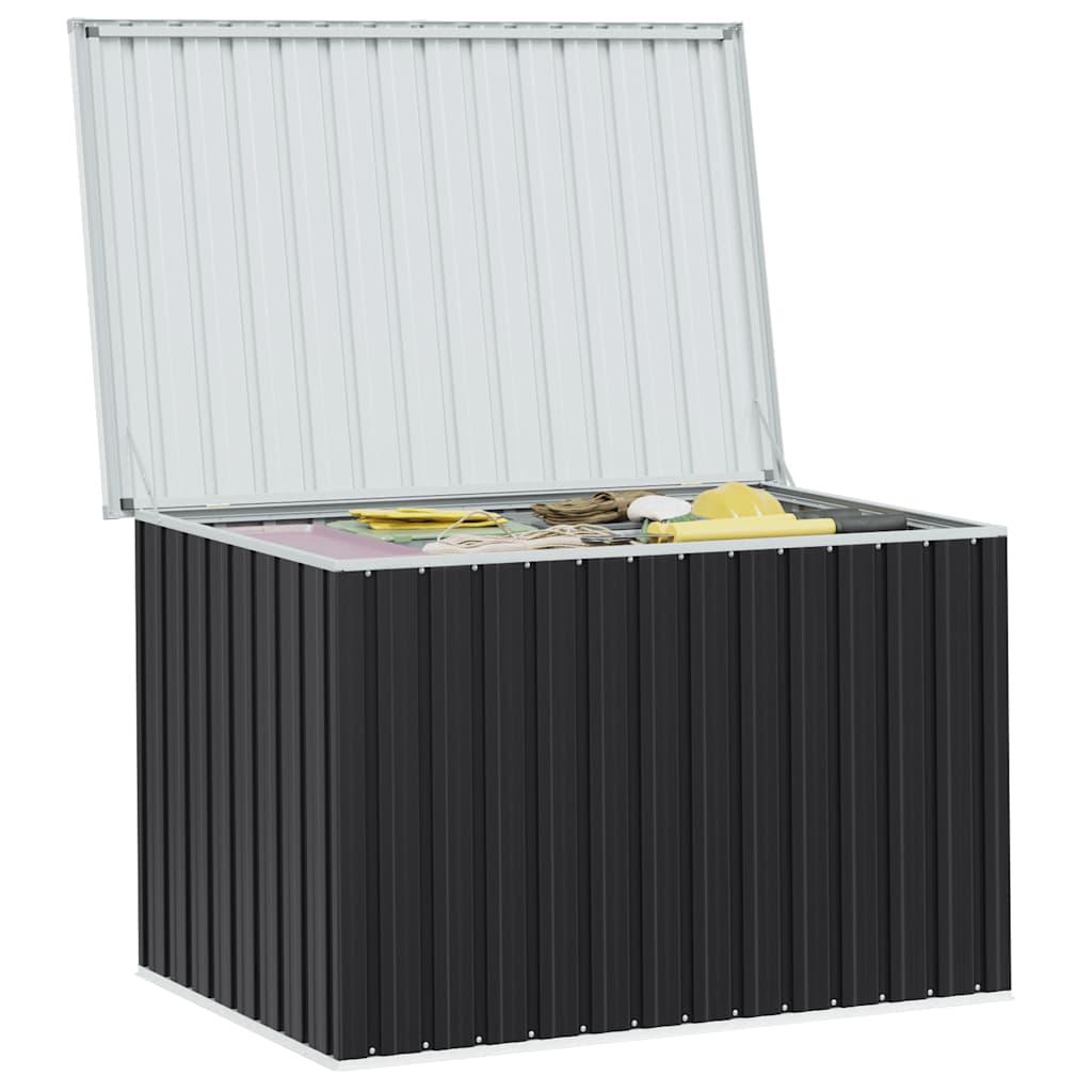Caixa de arrumação para jardim 149x99x93 cm antracite