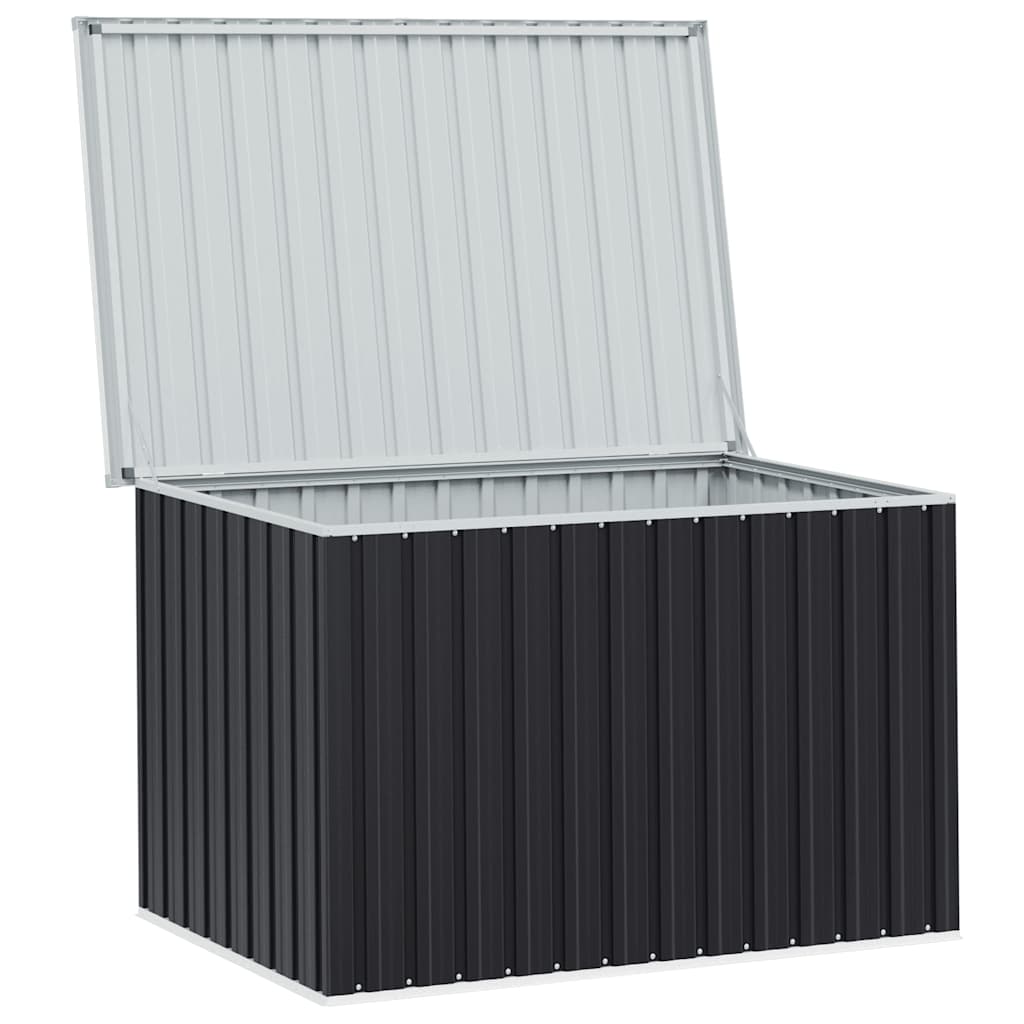 Caixa de arrumação para jardim 149x99x93 cm antracite