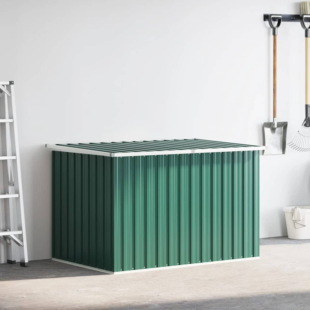 Caixa de arrumação para jardim 171x99x93 cm verde