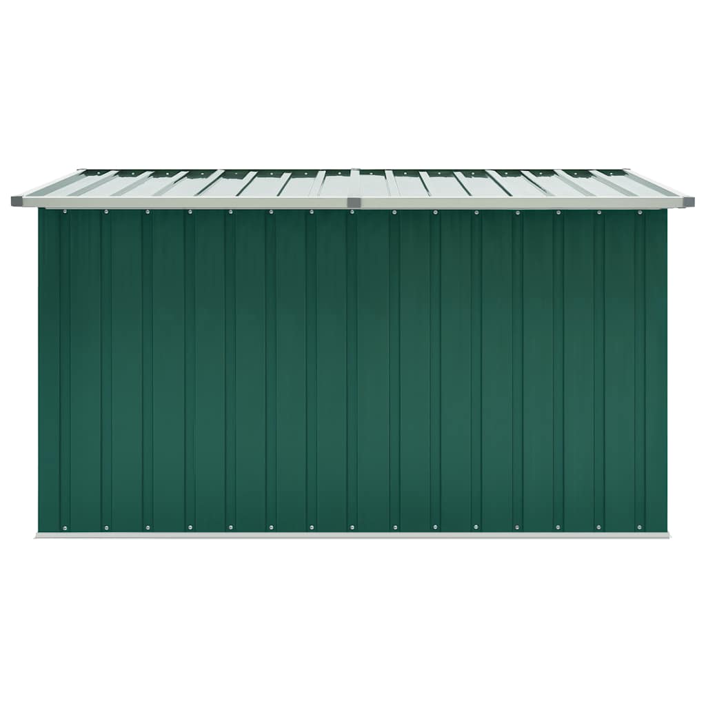 Caixa de arrumação para jardim 171x99x93 cm verde