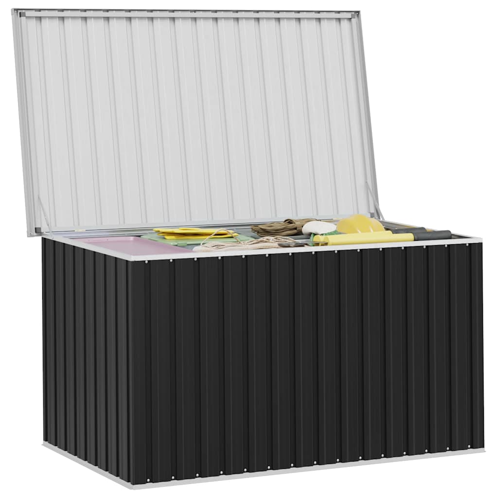 Caixa de arrumação para jardim 171x99x93 cm antracite
