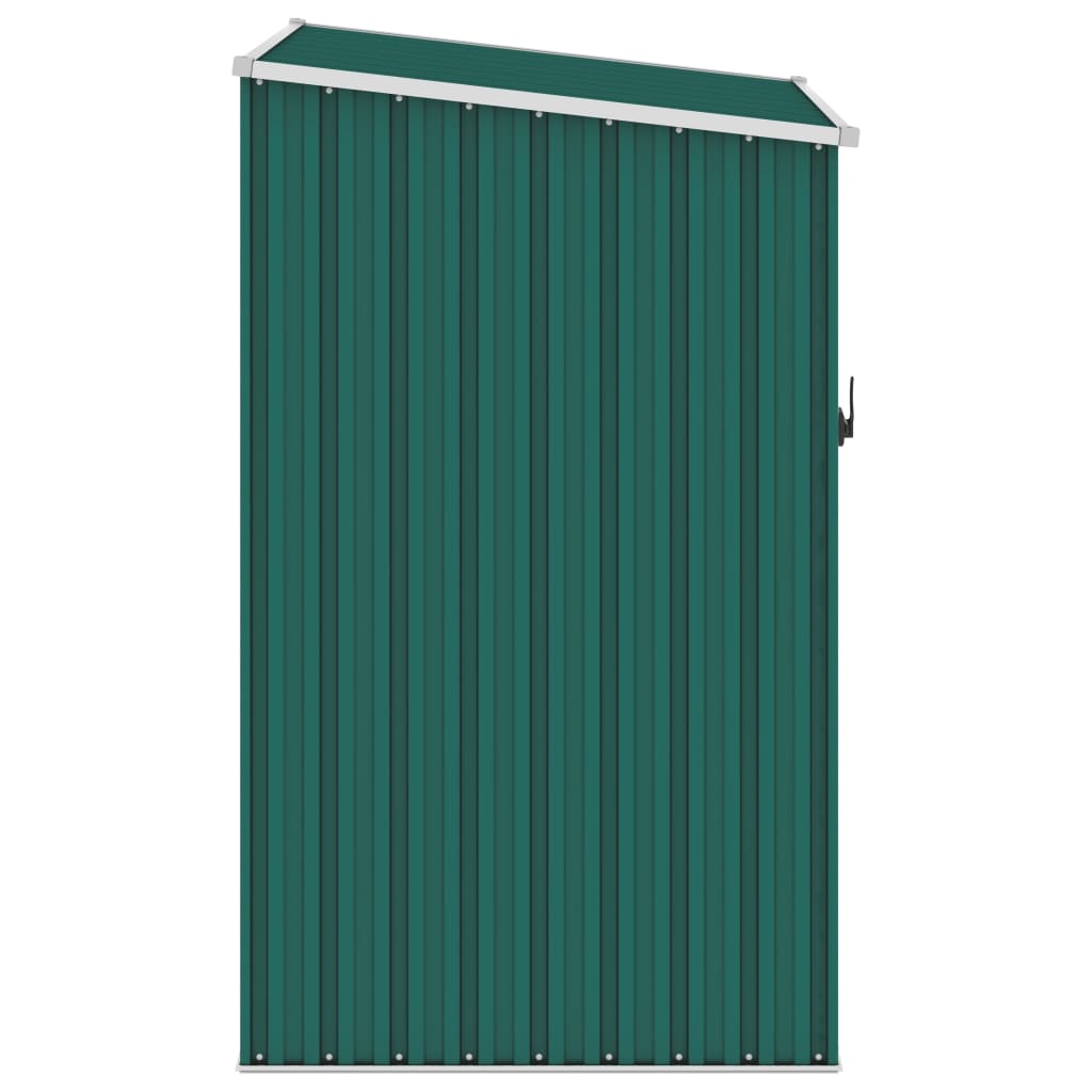 Abrigo de jardim 87x98x159 cm aço galvanizado verde