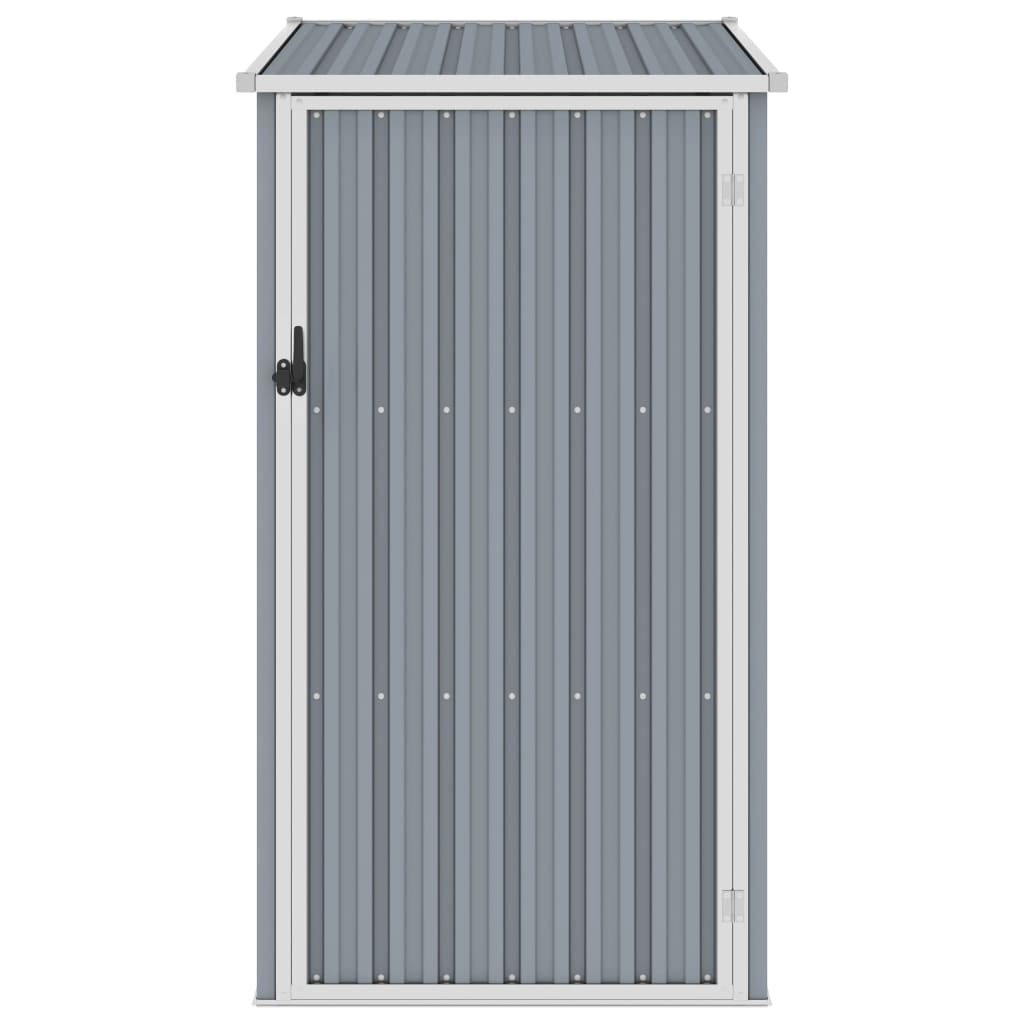 Abrigo de jardim 87x98x159 cm aço galvanizado cinzento