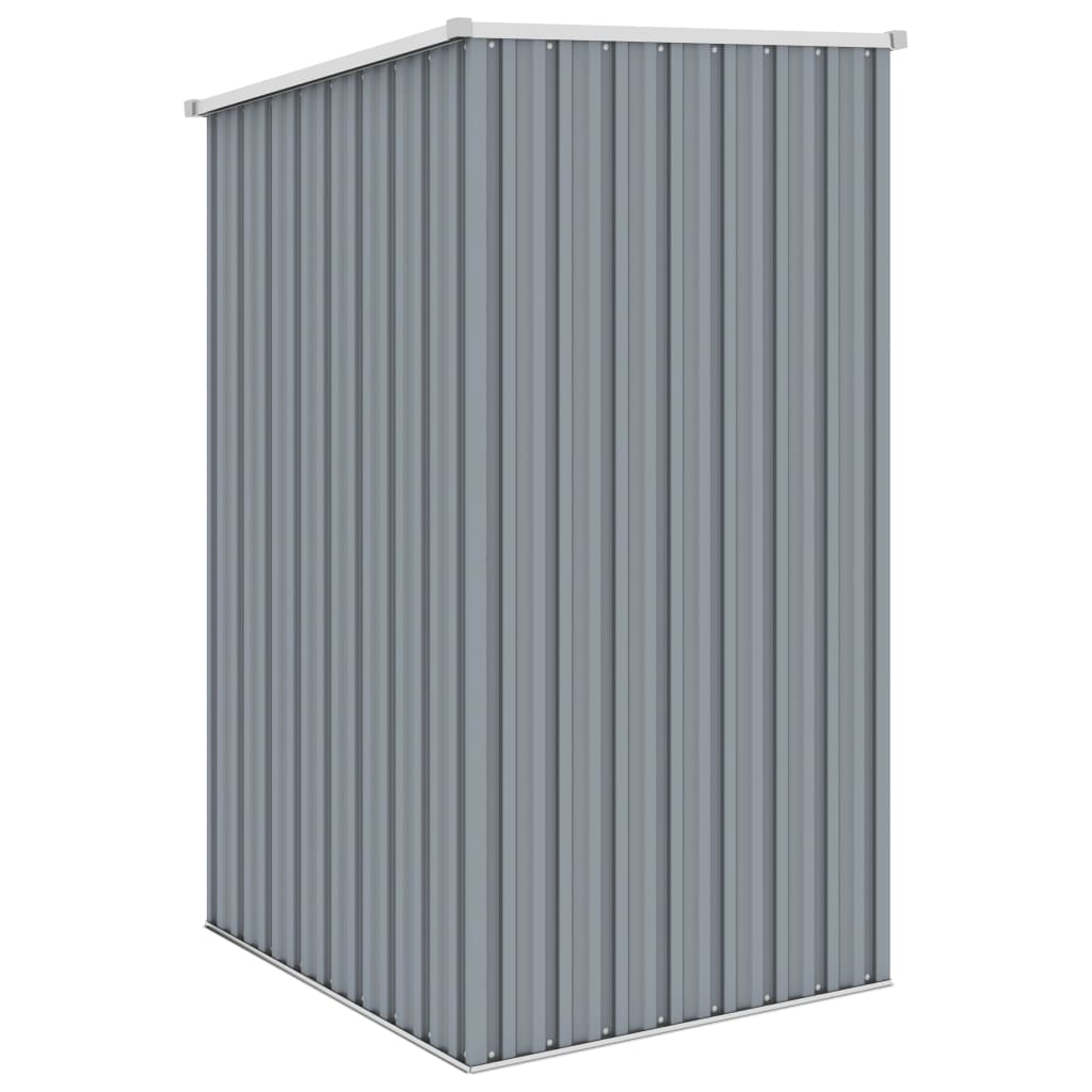 Abrigo de jardim 87x98x159 cm aço galvanizado cinzento
