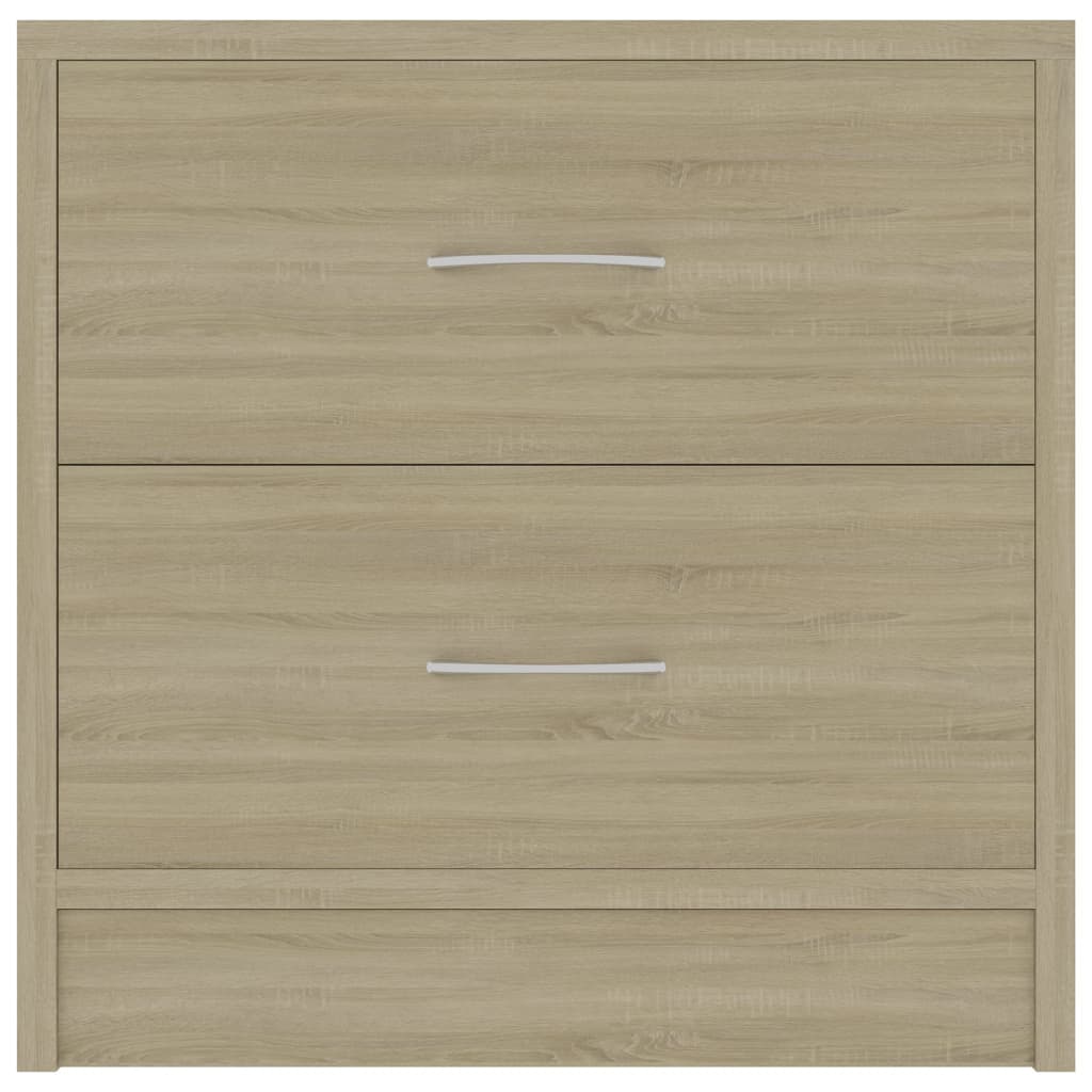 Mesa de cabeceira 40x30x40 cm derivados madeira carvalho sonoma