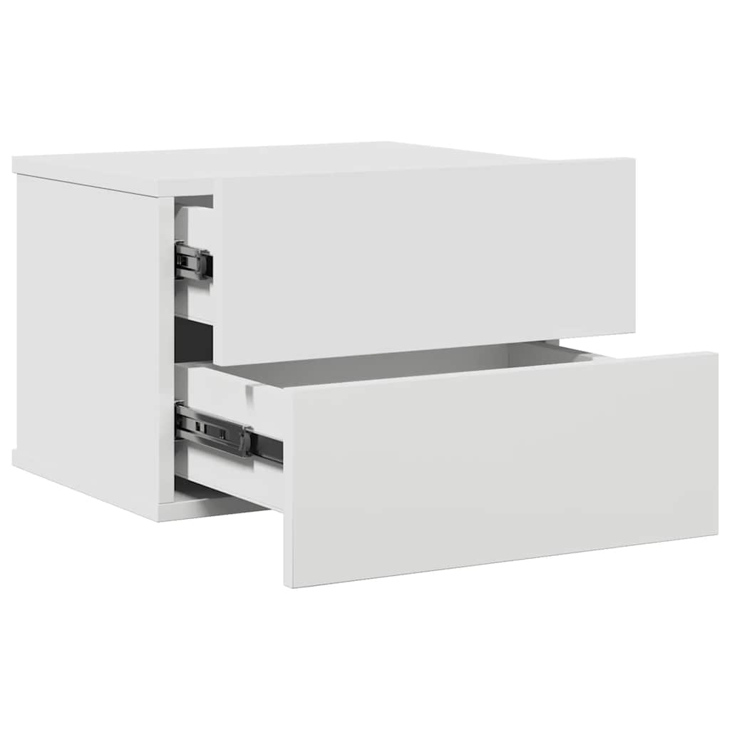 Mesa de cabeceira 40x30x30 cm derivados de madeira branco
