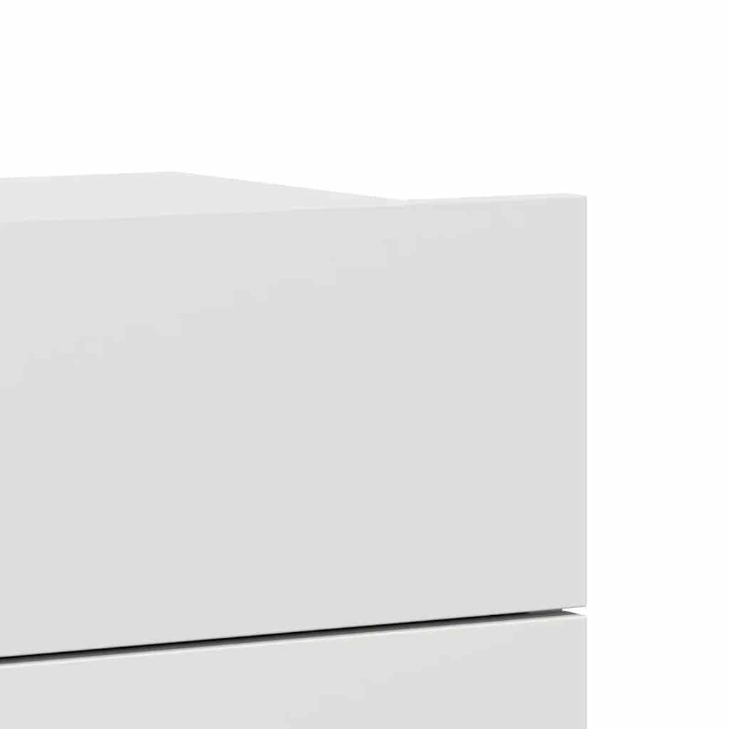 Mesa de cabeceira 40x30x30 cm derivados de madeira branco