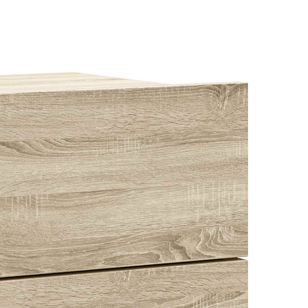 Mesa de cabeceira 40x30x30 cm contraplacado carvalho sonoma