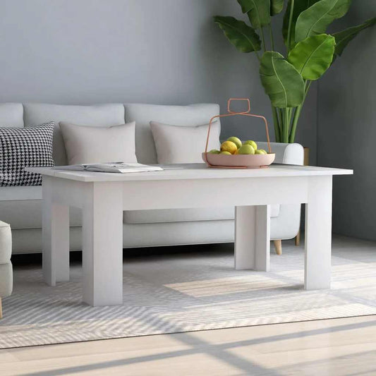 Mesa de centro 100x60x42 cm derivados de madeira branco