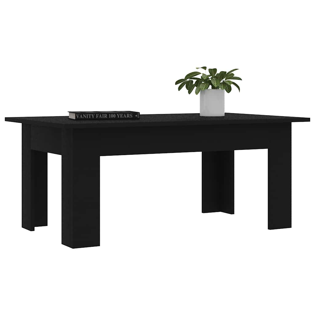 Mesa de centro 100x60x42 cm derivados de madeira preto