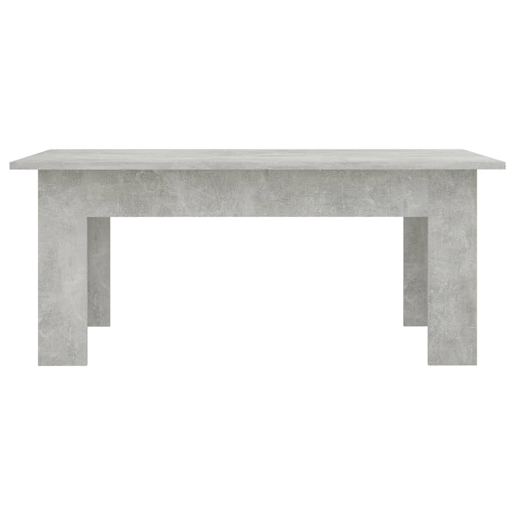 Mesa de centro 100x60x42 cm derivados madeira cinzento cimento
