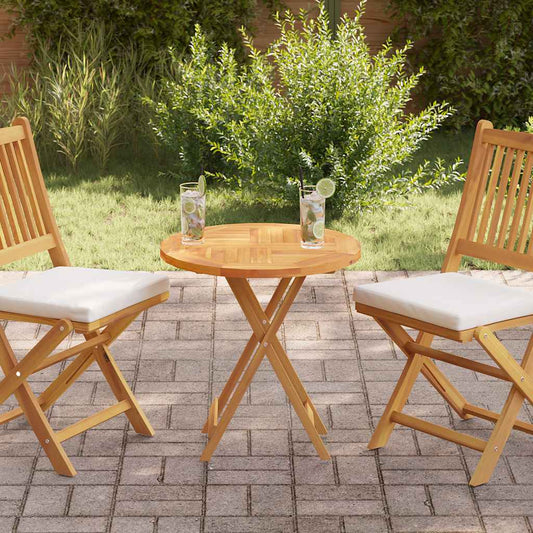 Tampo de mesa redondo 2,5 cm 60 cm madeira teca maciça