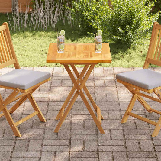 Tampo de mesa 60x60x2,5 cm madeira de teca maciça