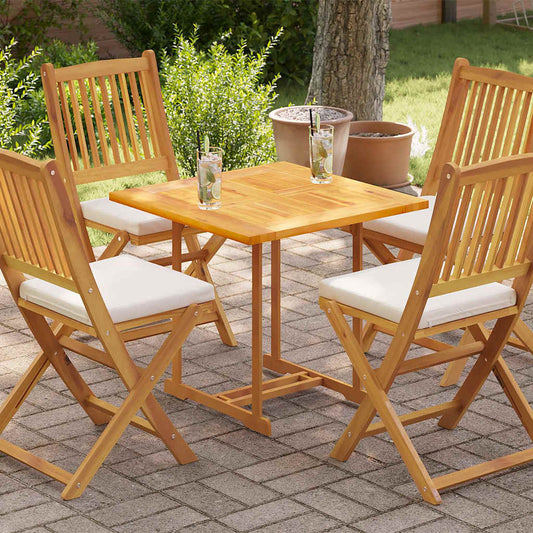 Tampo de mesa 70x70x2,5 cm madeira de teca maciça