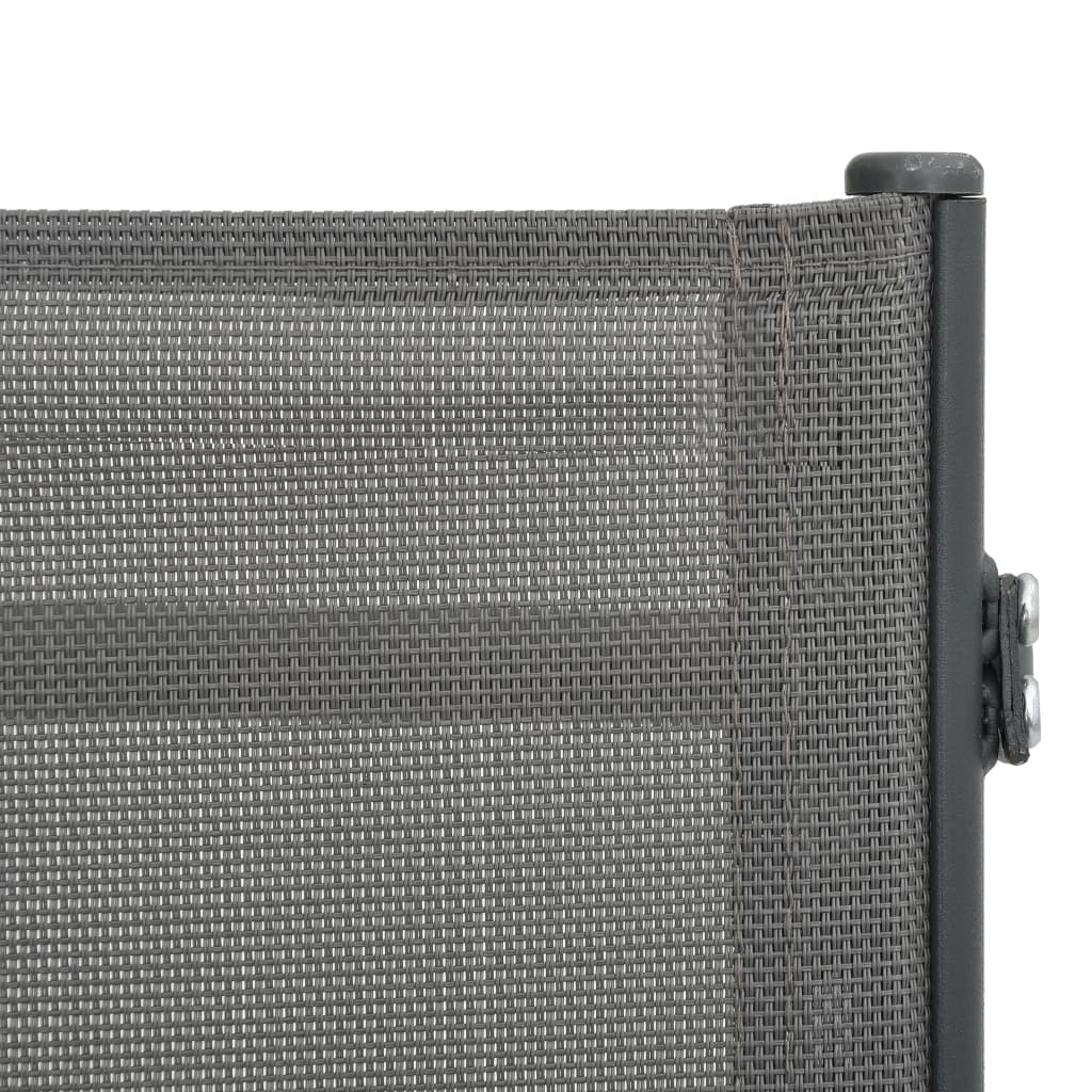 Espreguiçadeiras 2 pcs textilene e aço