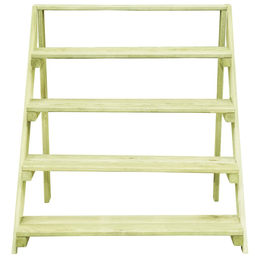 Suporte para plantas 80x80x80 cm madeira de pinho impregnada