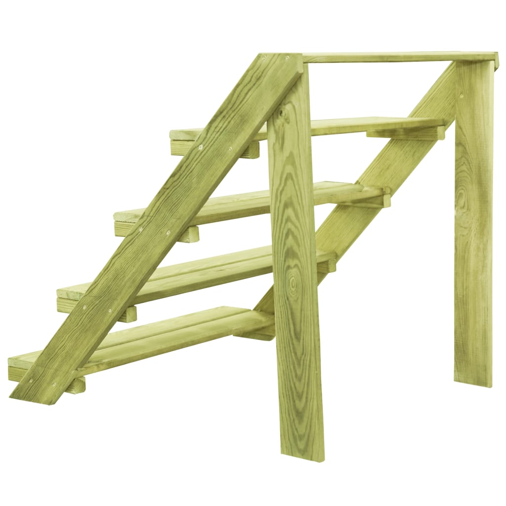 Suporte para plantas 80x80x80 cm madeira de pinho impregnada