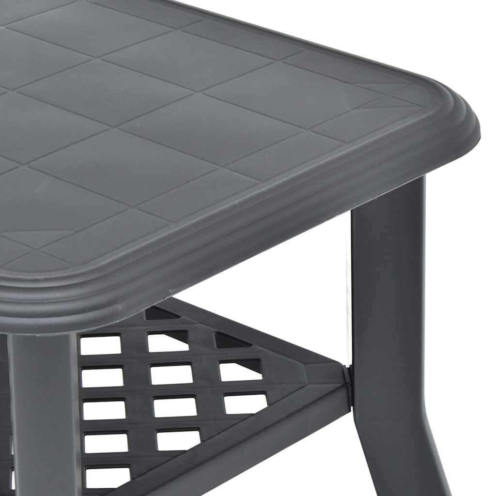 Mesa de centro 90x60x46 cm plástico antracite
