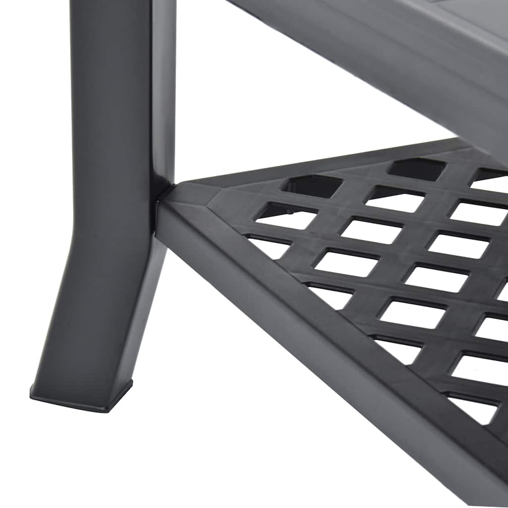 Mesa de centro 90x60x46 cm plástico antracite