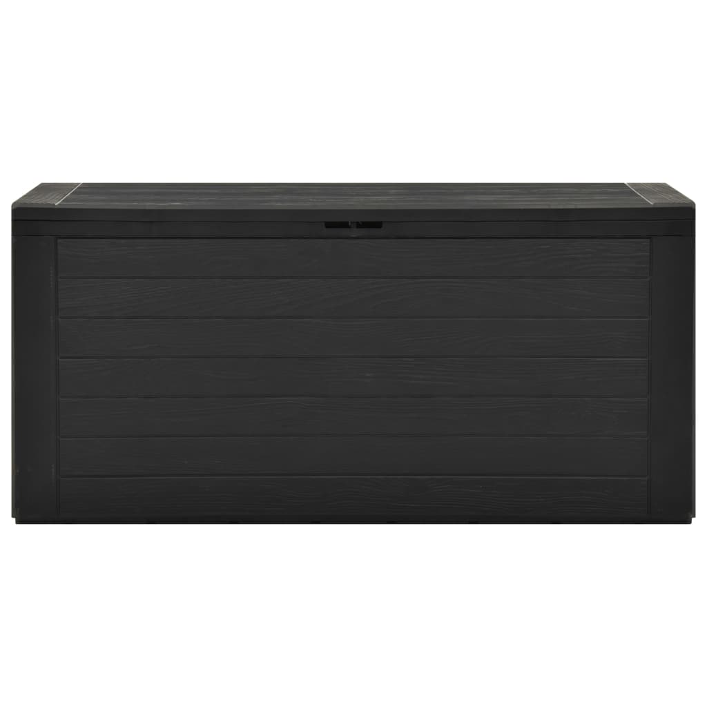 Caixa de arrumação para jardim 116x44x55 cm antracite