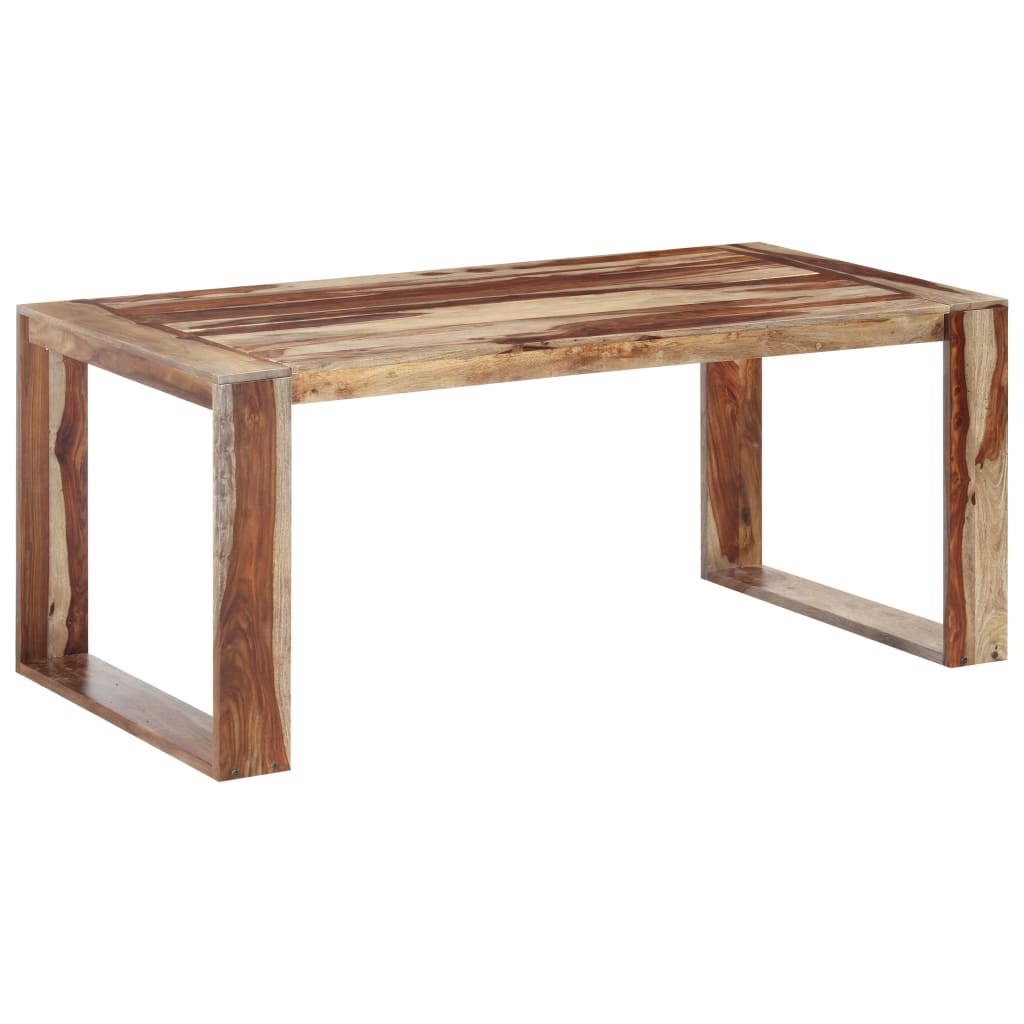 Mesa de jantar 180x90x76 cm madeira maciça