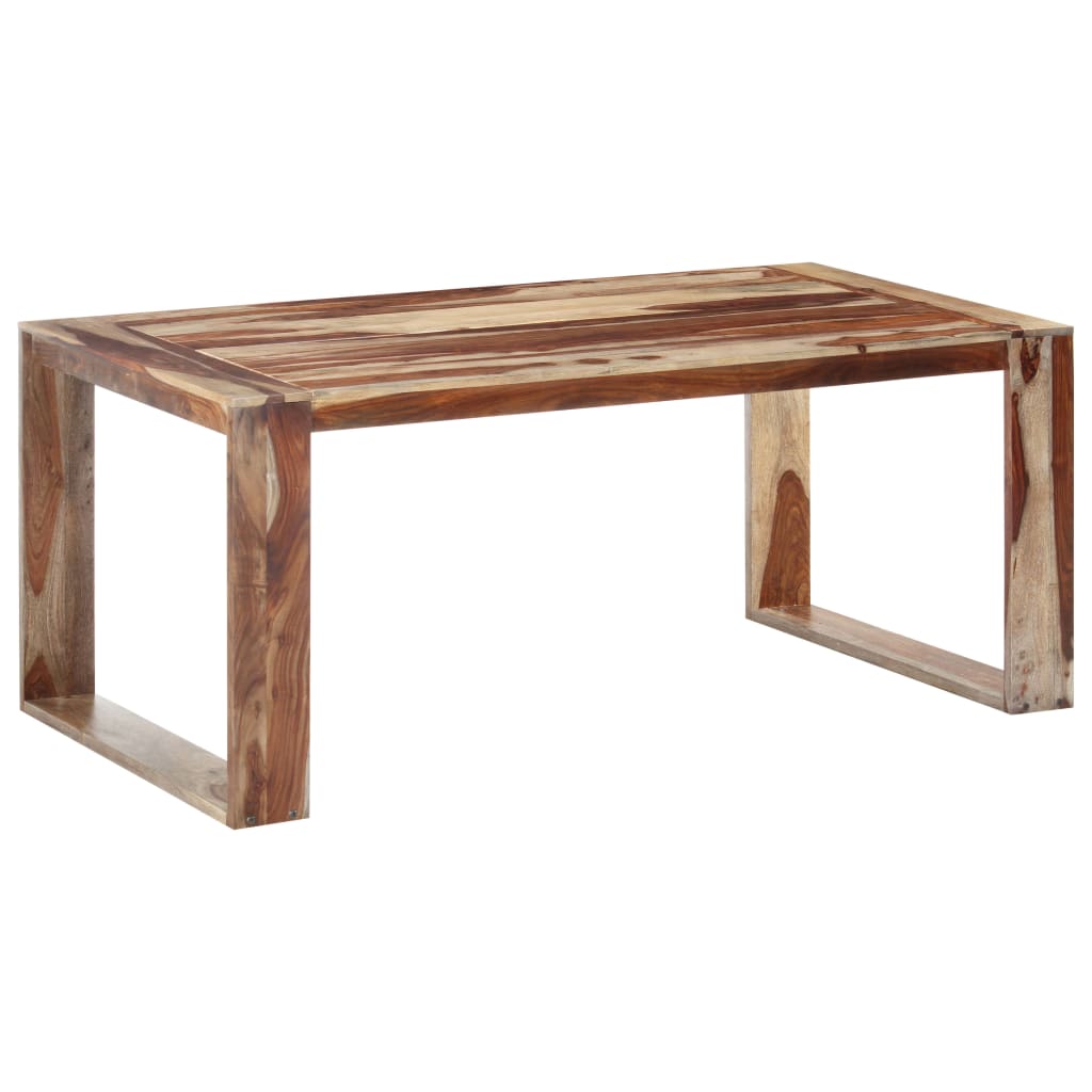 Mesa de jantar 180x90x76 cm madeira maciça