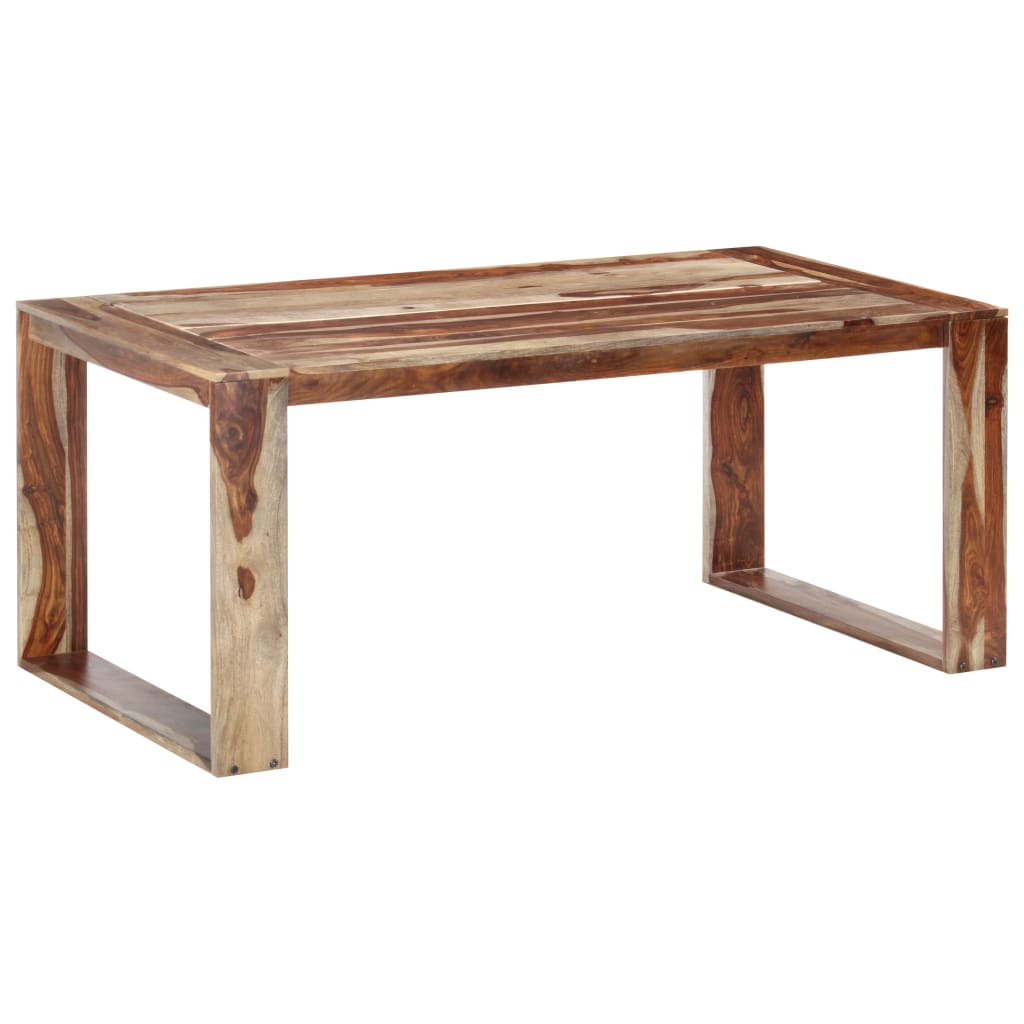 Mesa de jantar 180x90x76 cm madeira maciça
