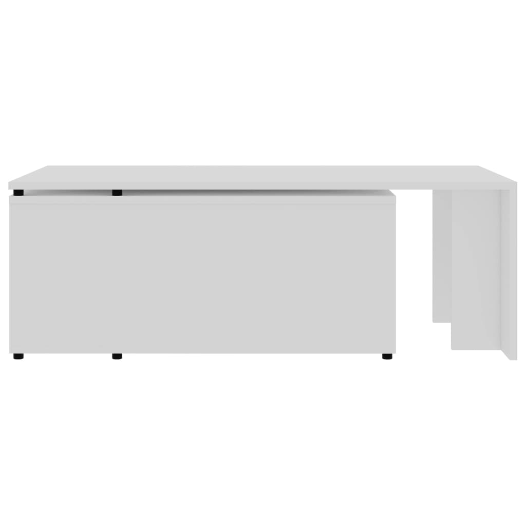 Mesa de centro 150x50x35 cm derivados de madeira branco