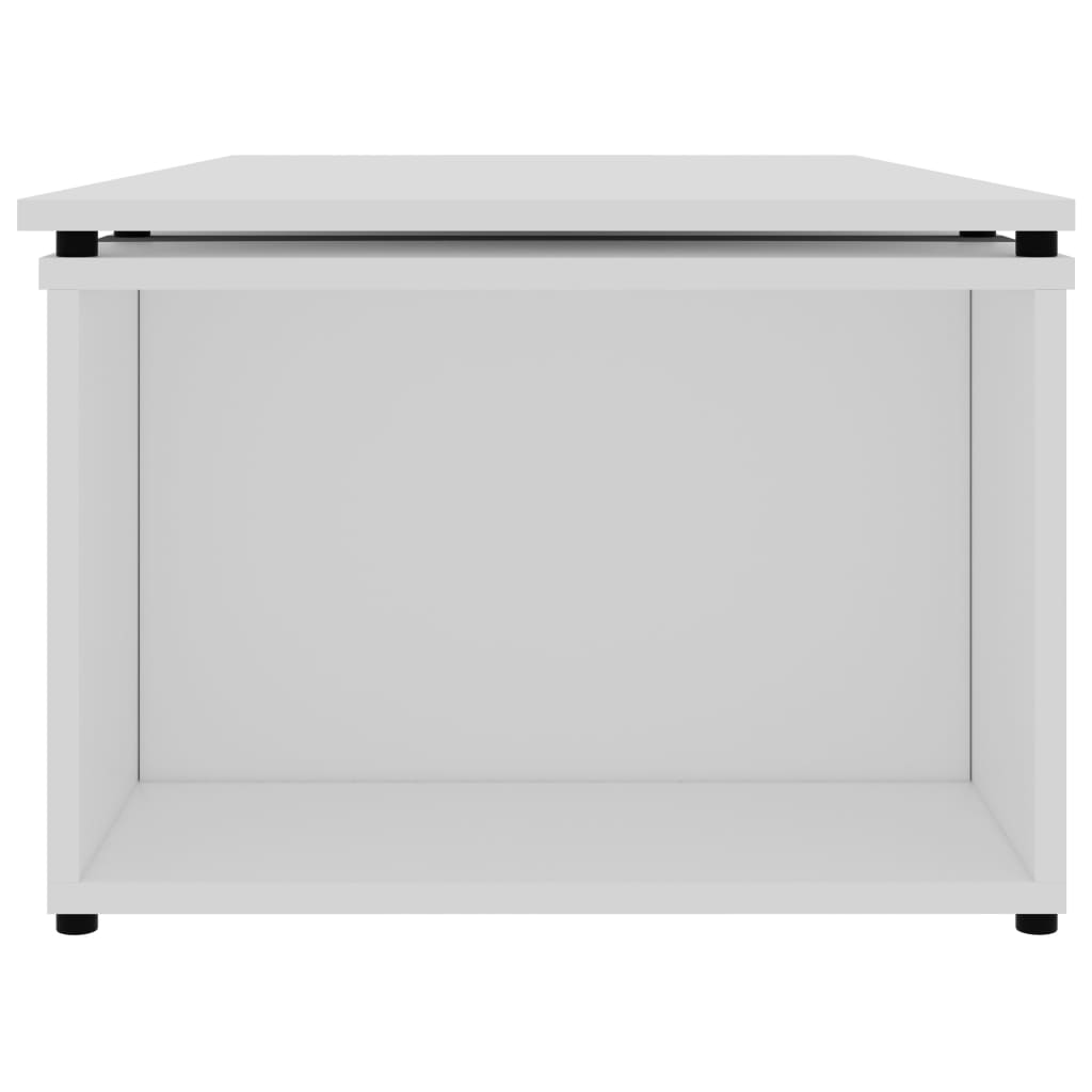 Mesa de centro 150x50x35 cm derivados de madeira branco