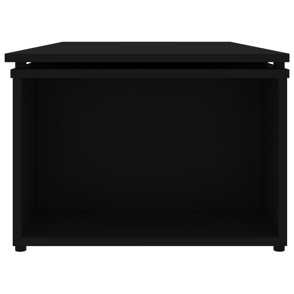 Mesa de centro 150x50x35 cm derivados de madeira preto