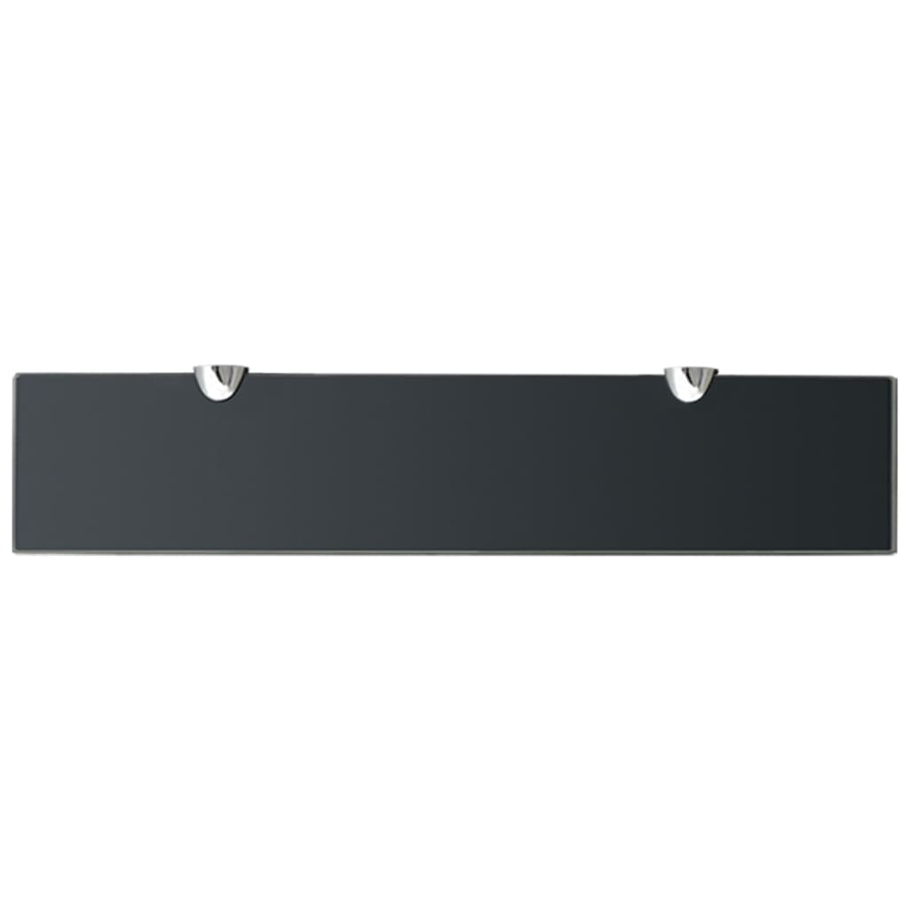 Prateleiras flutuantes 2 pcs vidro 50x10 cm 8 mm
