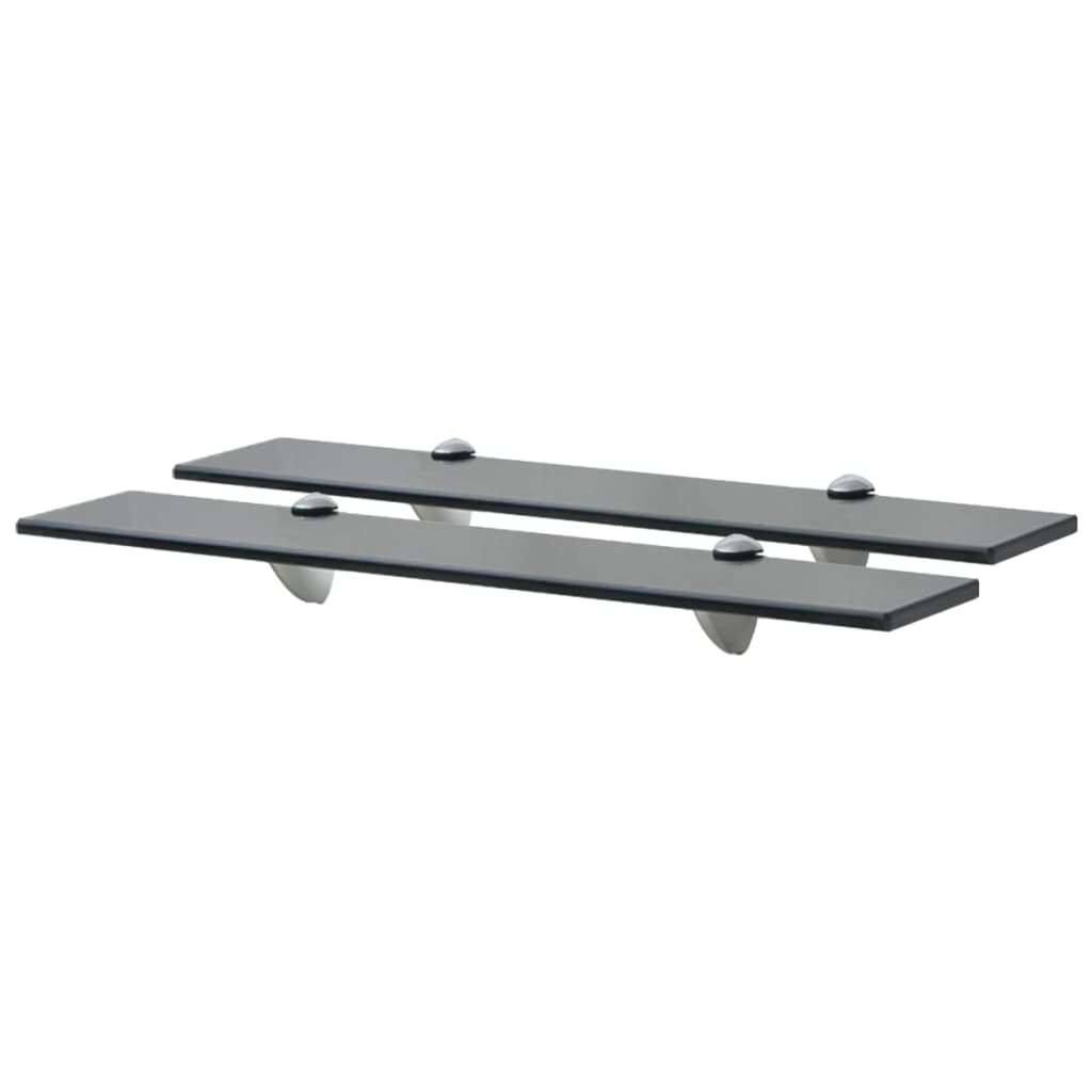 Prateleiras flutuantes 2 pcs vidro 60x10 cm 8 mm