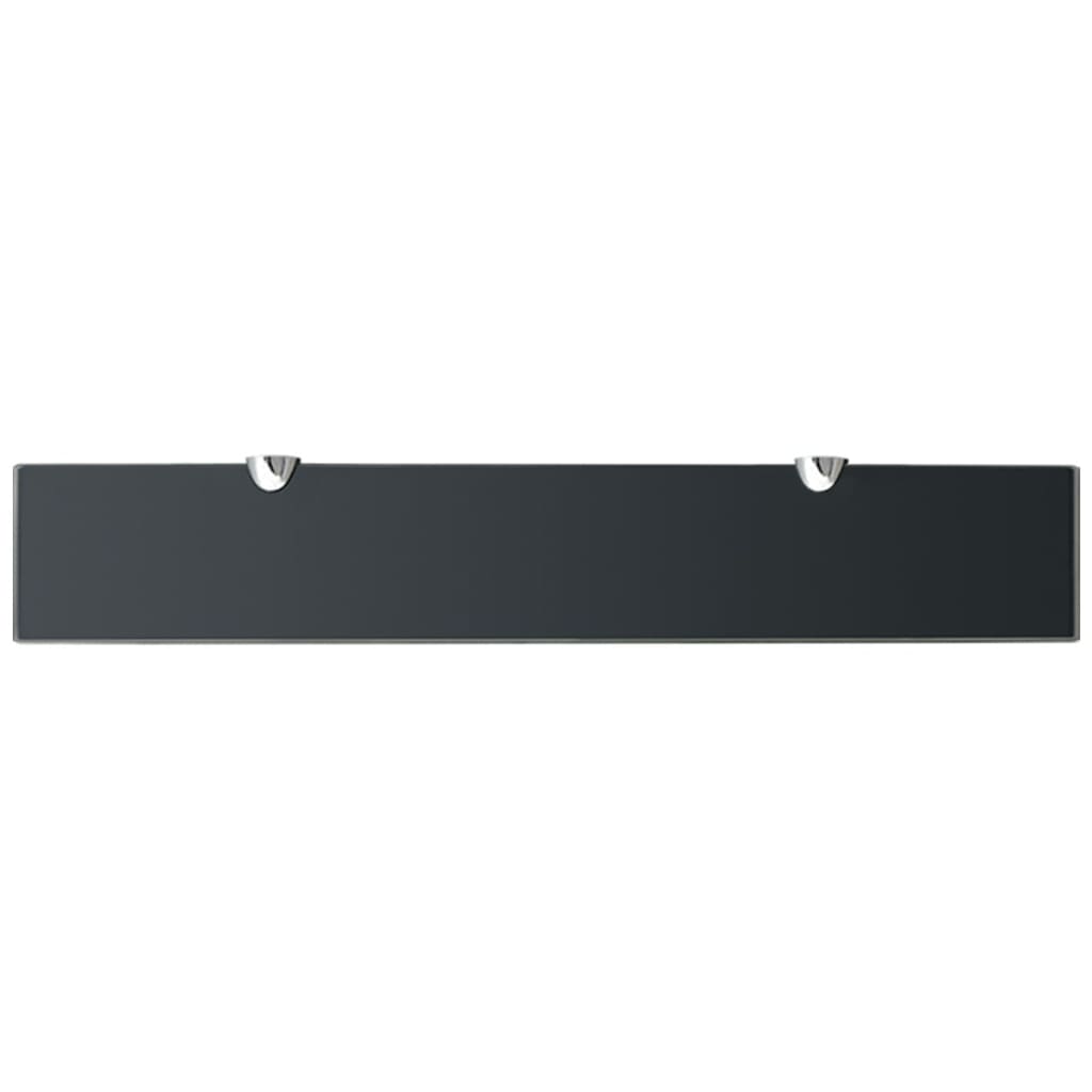 Prateleiras flutuantes 2 pcs vidro 60x10 cm 8 mm