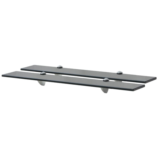 Prateleiras flutuantes 2 pcs vidro 70x10 cm 8 mm