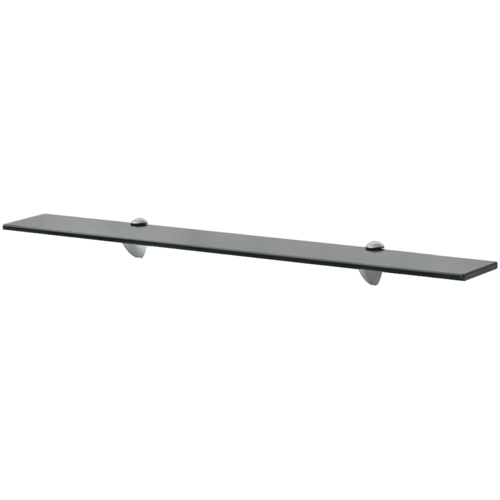 Prateleiras flutuantes 2 pcs vidro 80x10 cm 8 mm