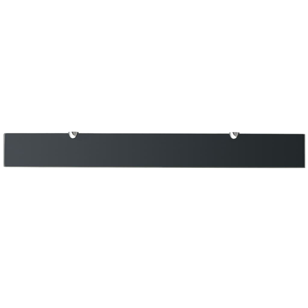Prateleiras flutuantes 2 pcs vidro 90x10 cm 8 mm