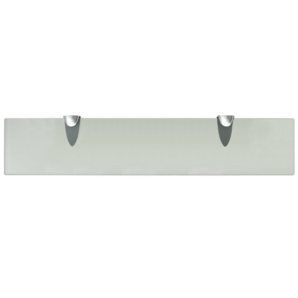 Prateleiras flutuantes 2 pcs vidro 50x10 cm 8 mm