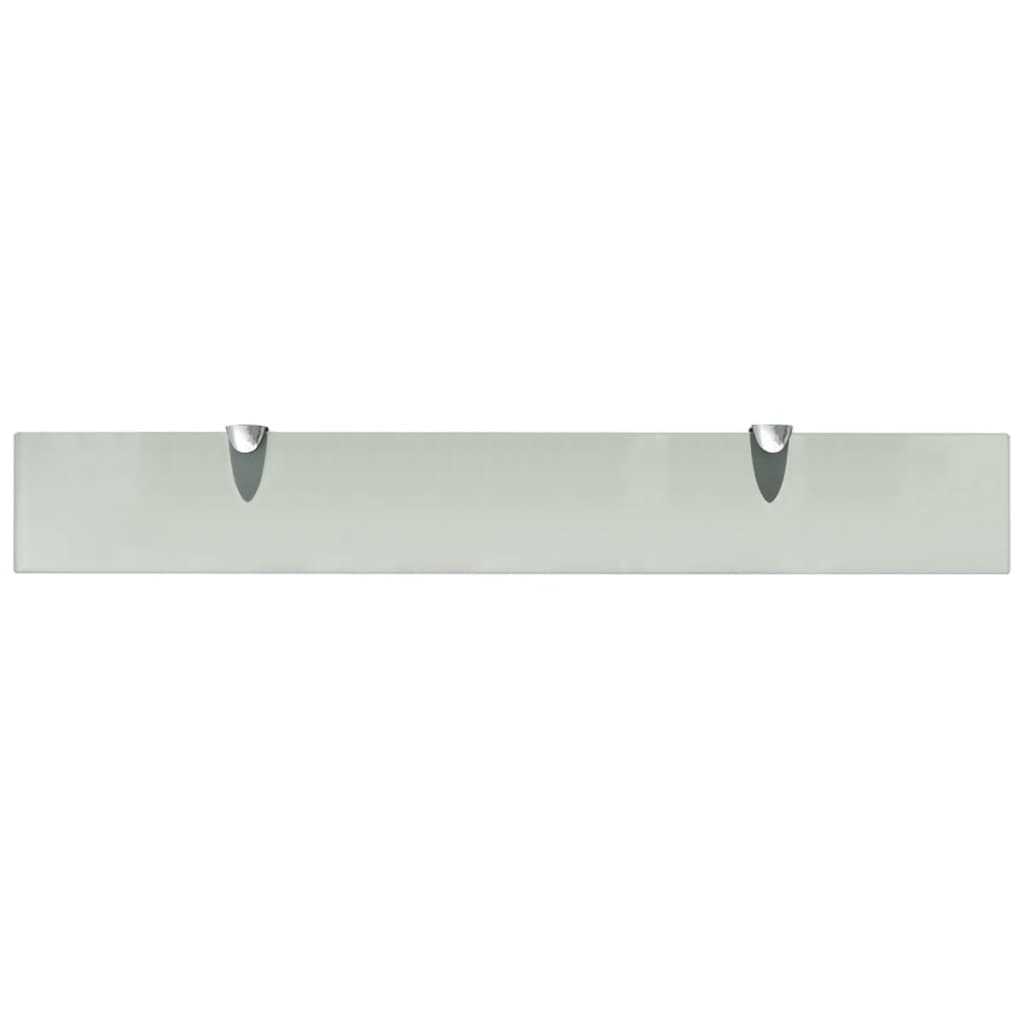 Prateleiras flutuantes 2 pcs vidro 70x10 cm 8 mm