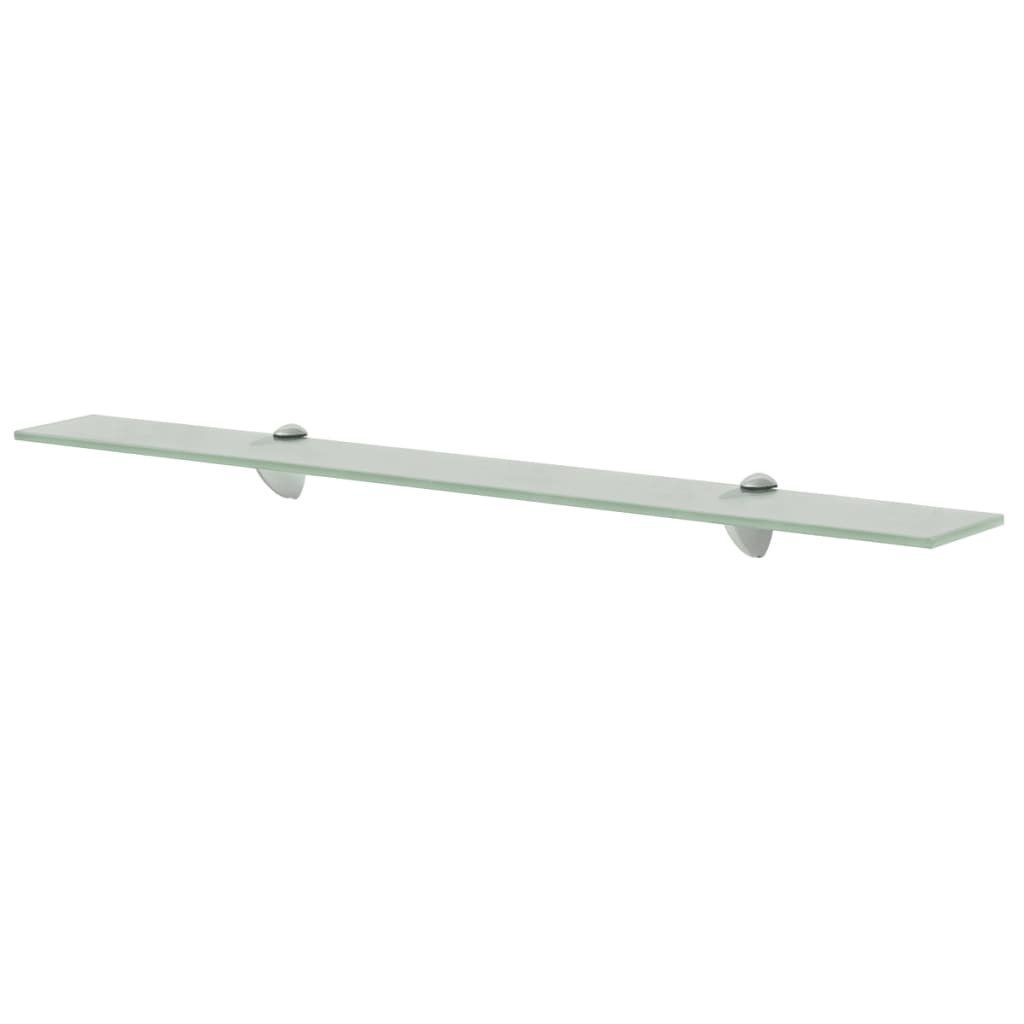 Prateleiras flutuantes 2 pcs vidro 80x10 cm 8 mm