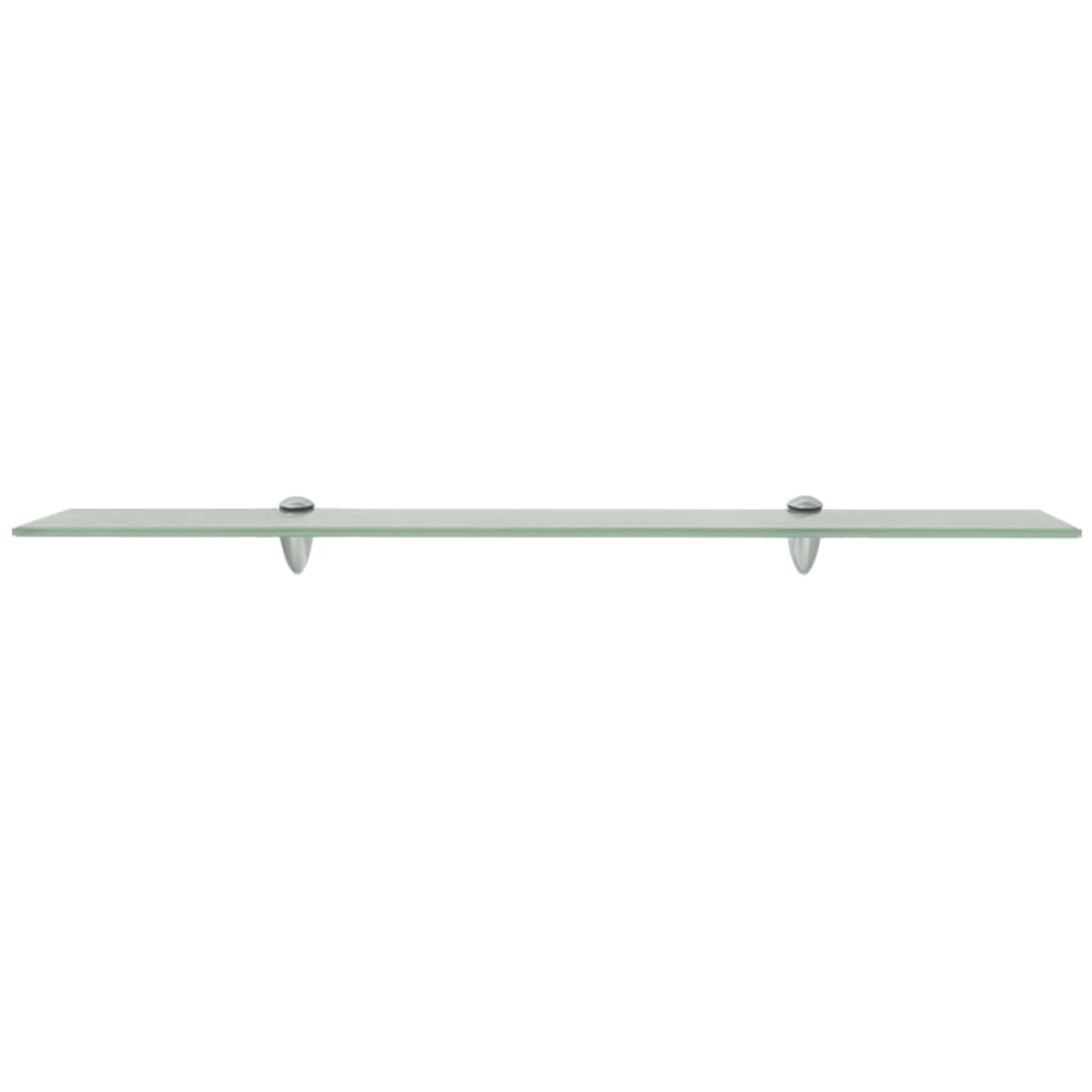 Prateleiras flutuantes 2 pcs vidro 80x10 cm 8 mm
