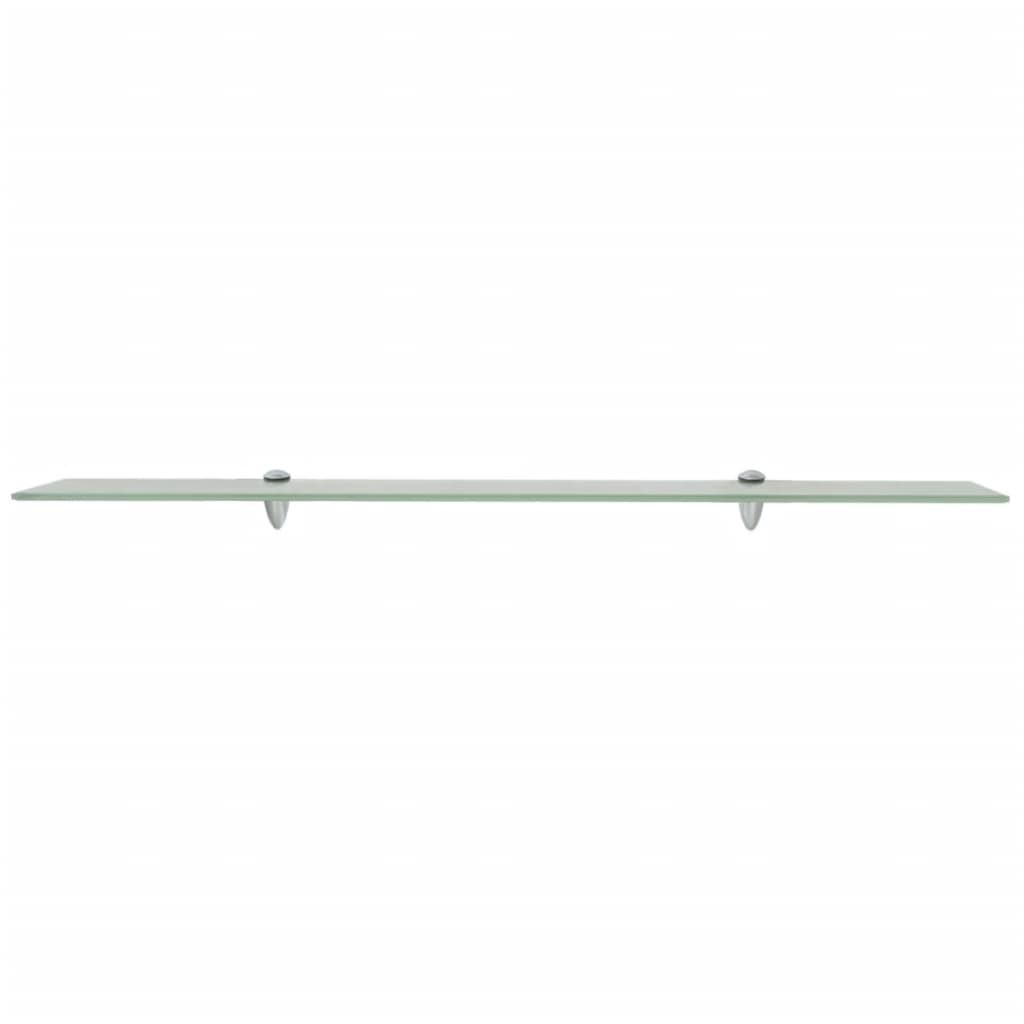 Prateleiras flutuantes 2 pcs vidro 100x10 cm 8 mm